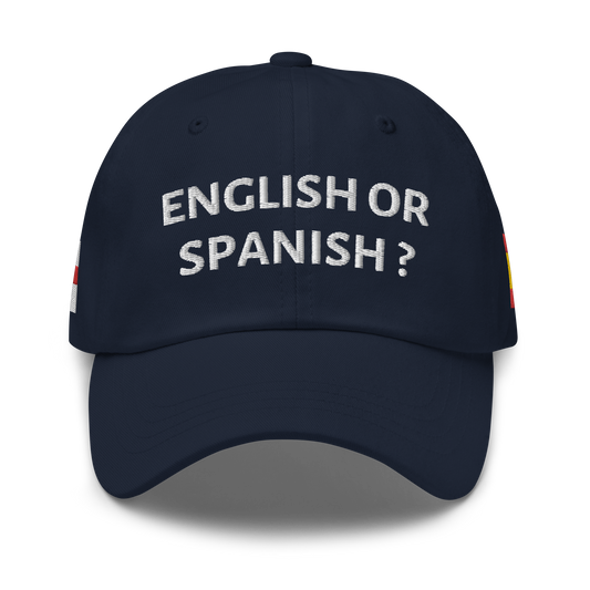 "English or Spanish" Hat